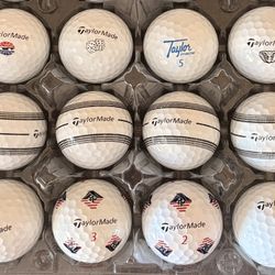 2 Dozen TaylorMade TP5 and TP5X Golf Balls As Pictured ⛳️ ——— 