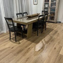 RH Restoration Hardware Divos Oak Dinning Table 