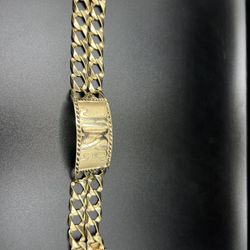 Solid 14k Gold Esclava 