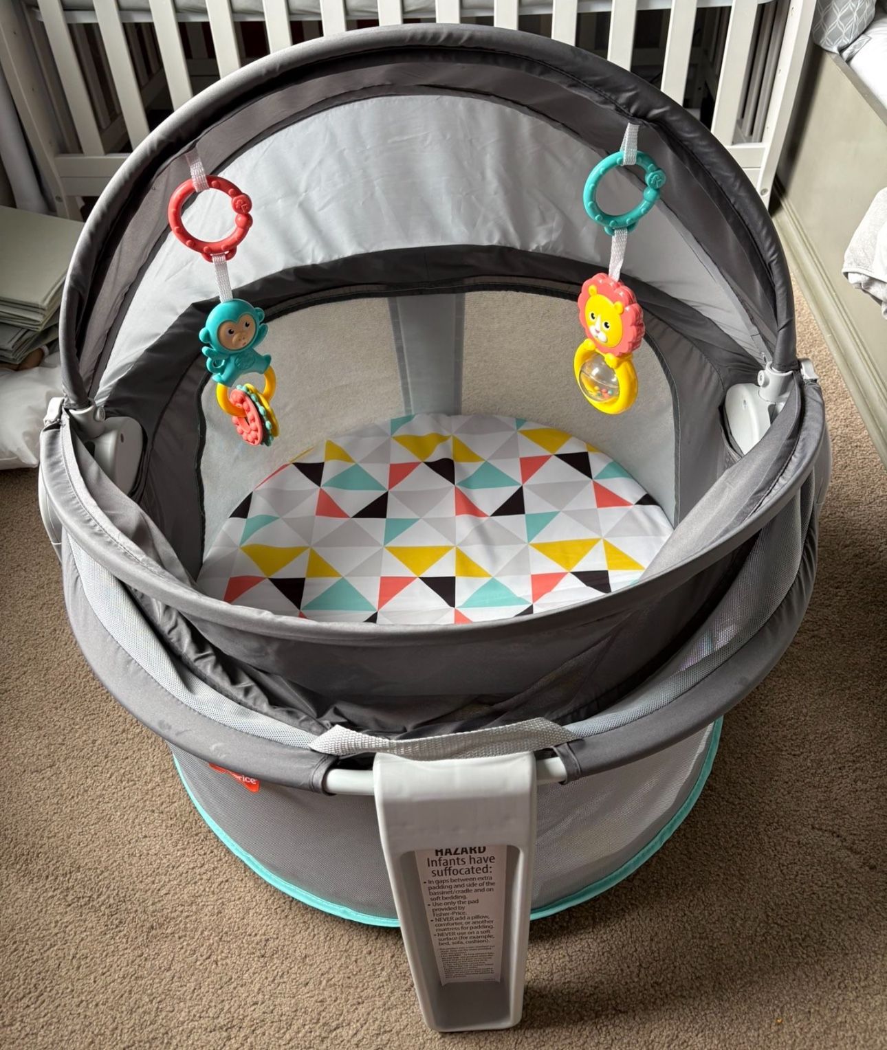 Portable Baby Bassinet Fisher Price