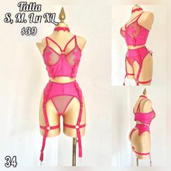 Pink Lingerie 