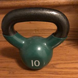 Kettle Bell Steel & Vinal 10 Lb and More 