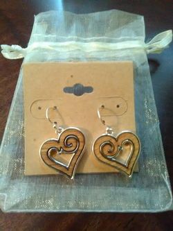 Heart earrings great gift