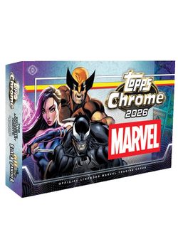 *Hard to Find* *Sealed* 2026 Topps Chrome® Marvel Comics - Hobby Box