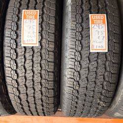 245/75/17 two tires new