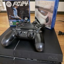 PS4 With Games And Remotes