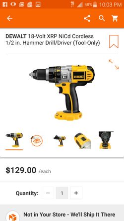 HAMMER DRILL DEWALT HEAVY DUTY NEW 18 V