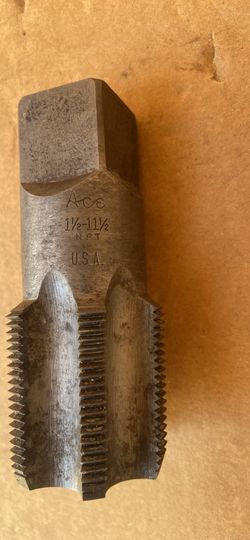 Ace 1-1/2” Pipe Tap Made In USA 
