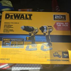 Dewalt 20V Brushless Two Tool Combo Kit