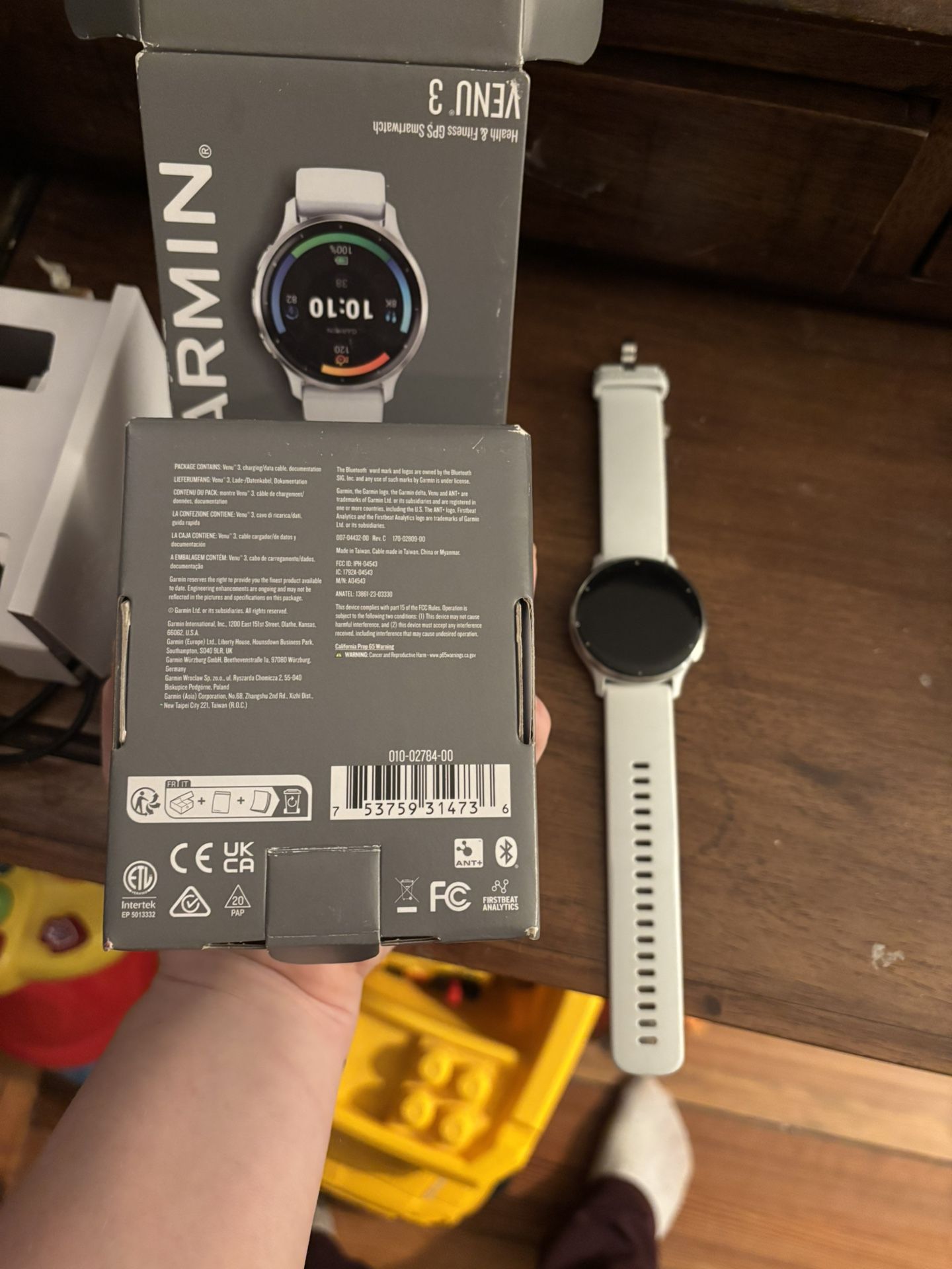 Garmin Venu 3 White Smart Watch