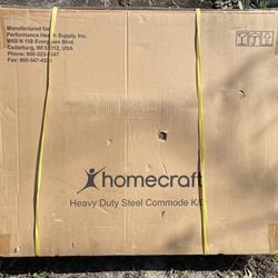 NEW IN BOX PERFORMANCE HEALTH Heavy Duty Steel Commode K/D