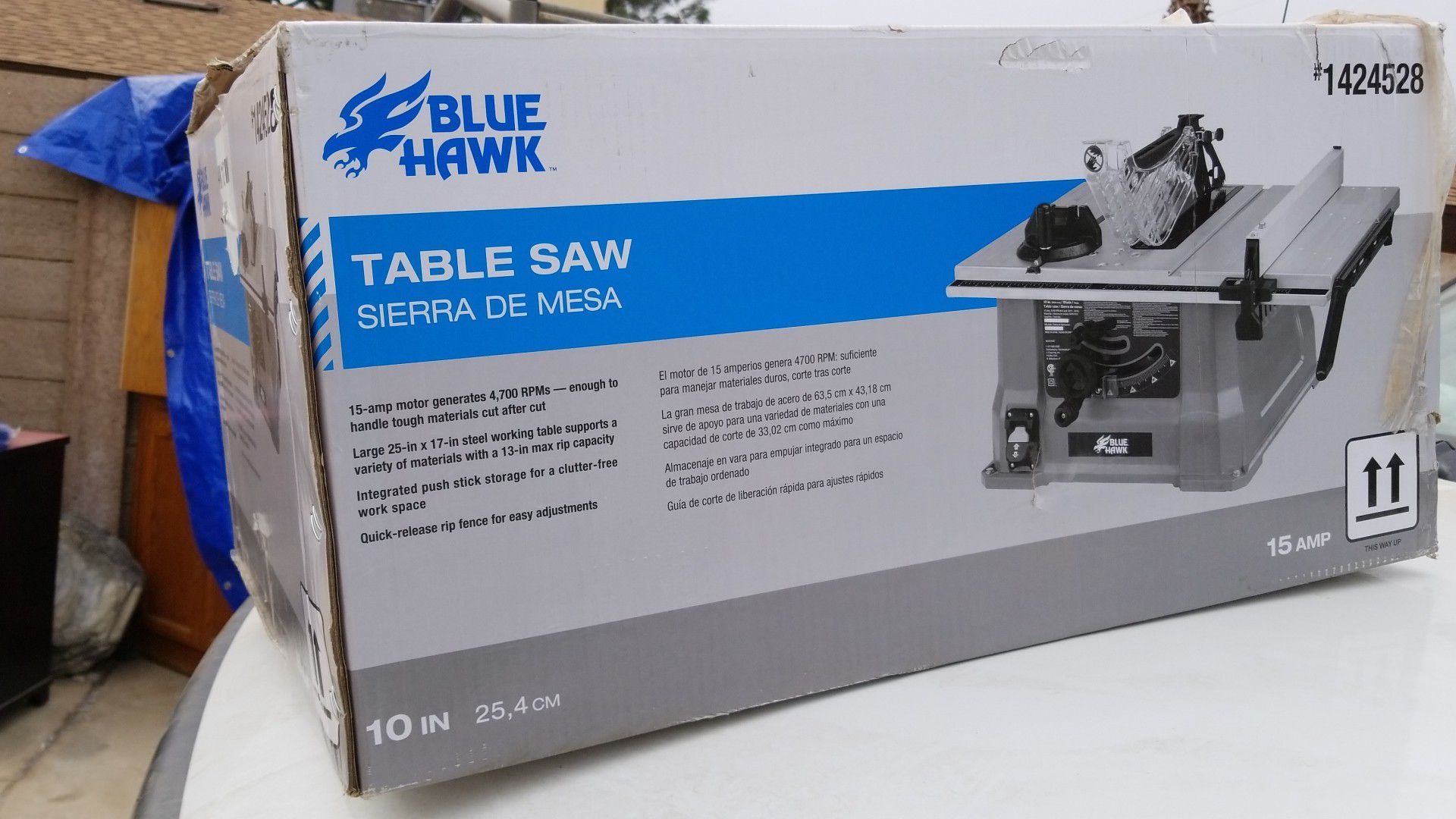 Portable table saw brand new still in the box