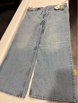 H&M wide regular fit ultra high waist size 20