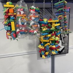 Lot Of Bird Parrot Toys New