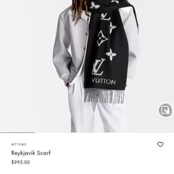 Louis Vuitton Monogram Cashmere Scarf