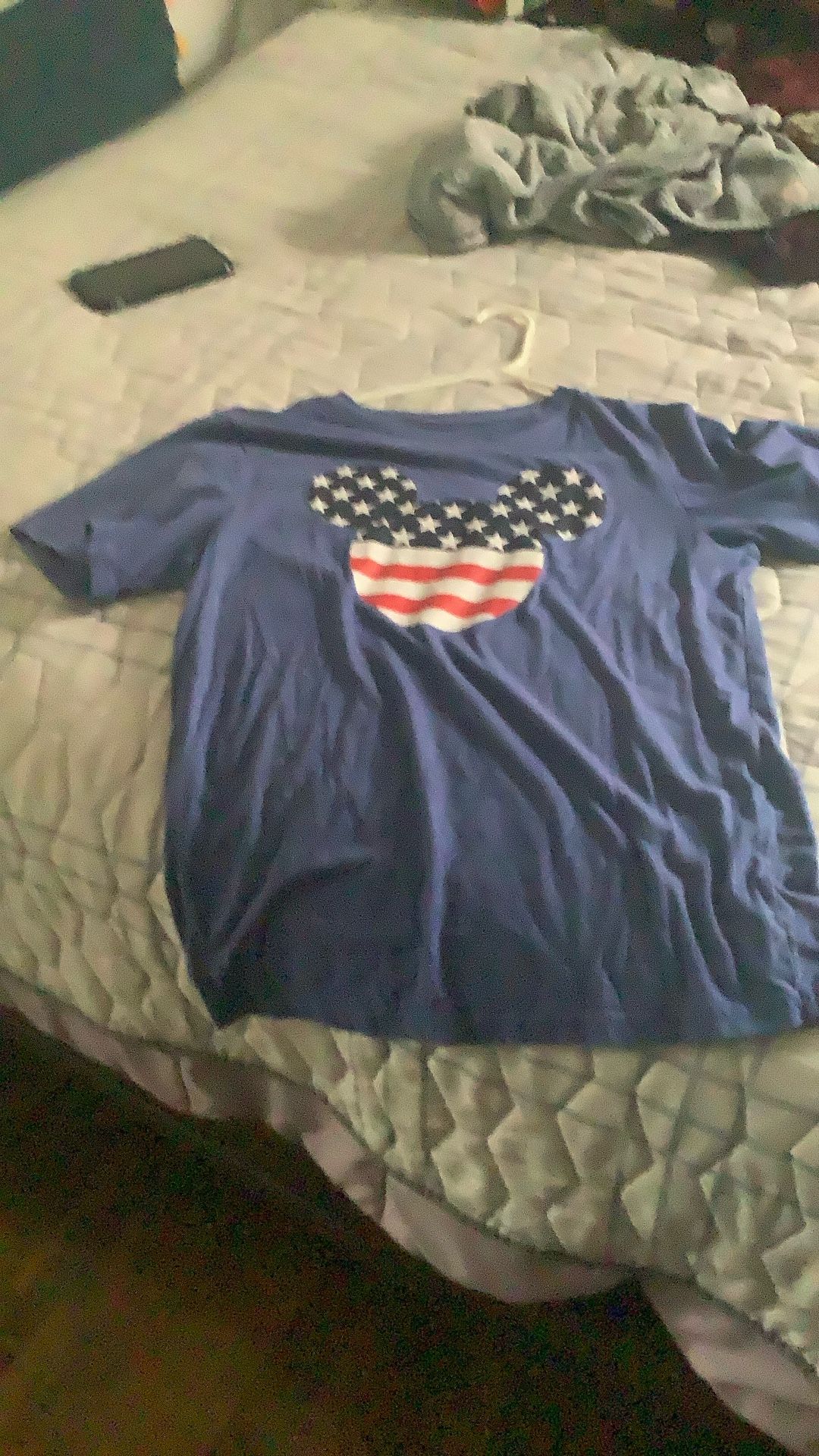 Disney Mickey Mouse, Fourth Of July, Blue Shirt, Extra Extra Large