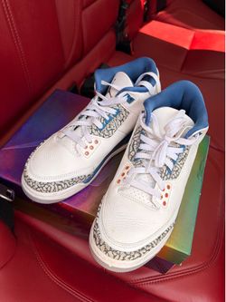 Used Jordan true blue retro 3s sneakers
