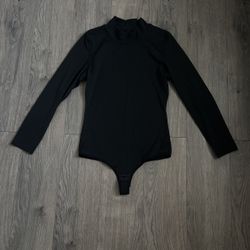 Women’s Black Long Sleeve Bodysuit 