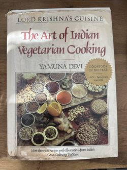“ The Art Of Indian Vegetarian Cooking” Cook Book 