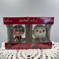 Hallmark Harry Potter and Hedwig Christmas Tree Ornament Set 2018 New Sealed
