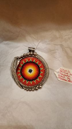 Navajo sterling pendant