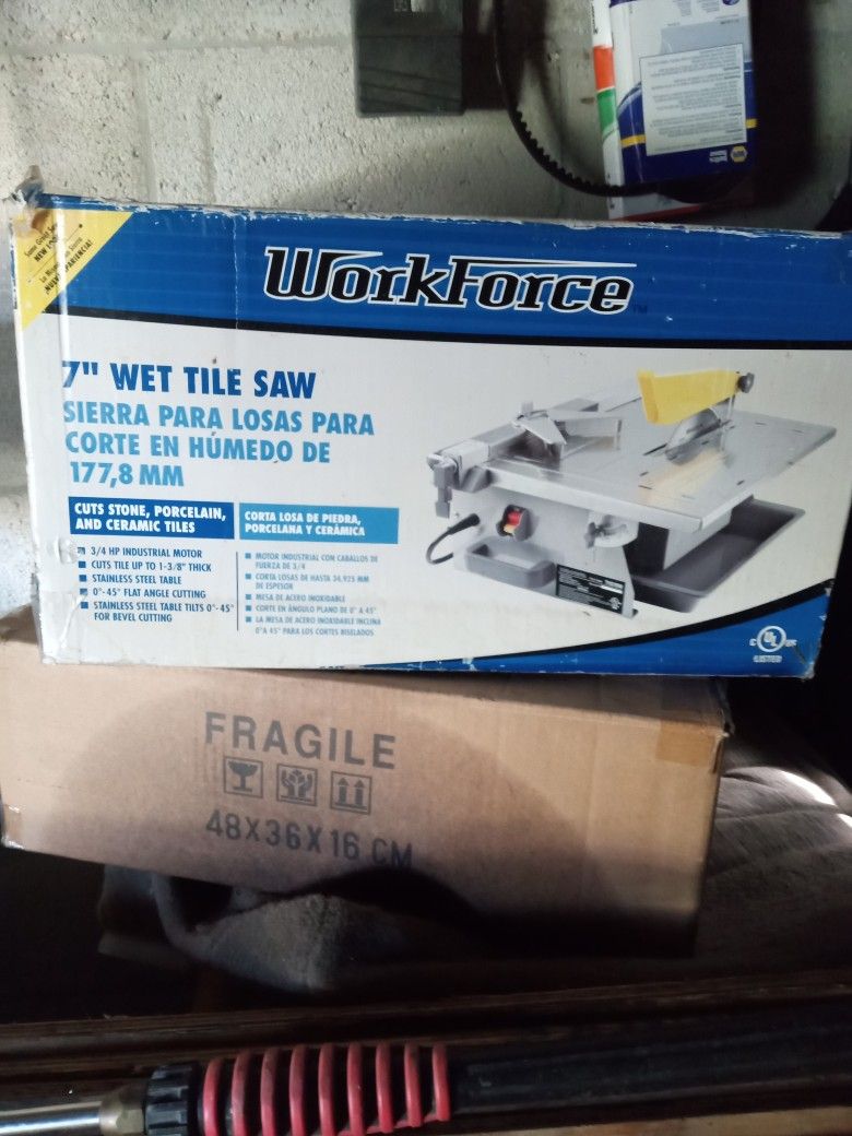 Workforce 7 Wet Tile Saw For Sale In Atlanta GA OfferUp