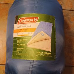 Brand New Coleman Ault Size Sleeping Bag