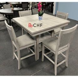 5 Pc Counter Height Dining Table Set  // LIMITED TIME OFFER 