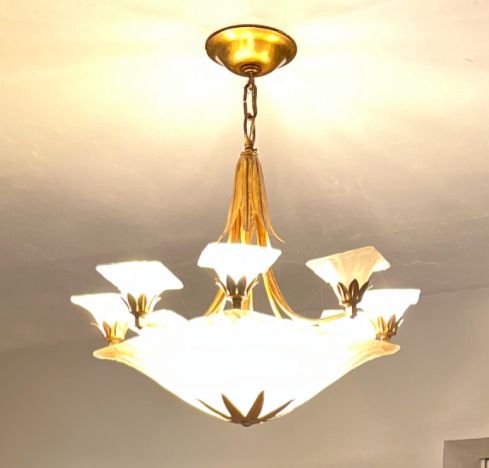 Murano Italian glass chandelier