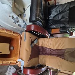 Spa, foot and back massager chairs.
