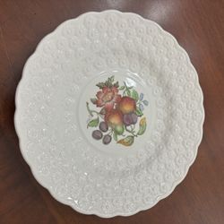 Copeland Spode Alden luncheon plate 9” #3 fruit & flowers, no chips or cracks