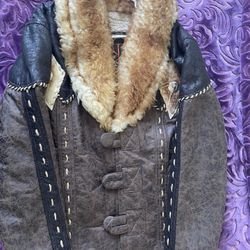 Chamarra Piel Vaquera Hombre