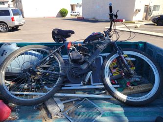 Motorized bike.