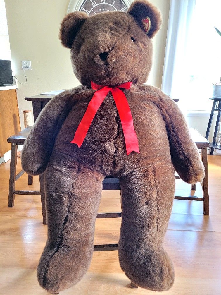 Collectible Giant beanie Baby/Life size, Papa Pj Plush 1996,  4 Ft  Bear