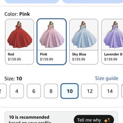 15th Dress  For Sale! 
