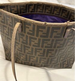 Authentic Vintage Fendi Zucca FF Monogram Tote Bag