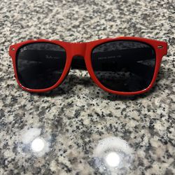 Red RayBan Sunglasses