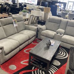 Reclining Sofa Loveseat! $1,799! 💙🏠🚨 Easy Financing! 