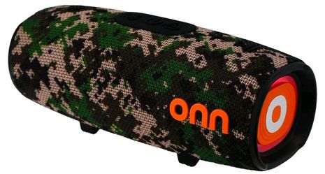 onn Medium Rugged LED Camo Speaker