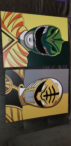Power rangers wall art