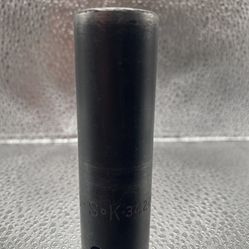 SK TOOLS USA 34220 1/2” Drive 5/8” Impact Socket 3” Deep High 6 Point Used Works