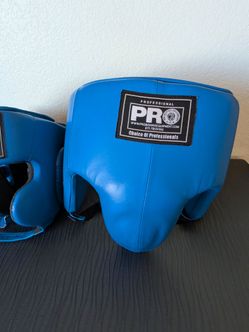 Pro Boxing Equipment Boxing Protector Gear Blue