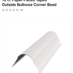 Metal Bullnose Corner Bead 90 pc.