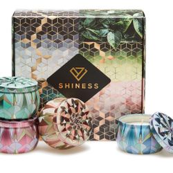 Aromatherapy Scented Candles Gifts For Women, Candles Gifts For Mom, Stress Relief Candles Gift Set, Bath and Body Candles, Best Gifts For Birthday, M
