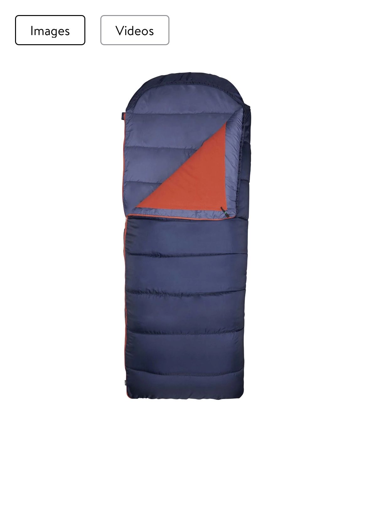 Slumberjack Shadow Mountain 30-Degree Hooded Sleeping Bag, 35"x88"