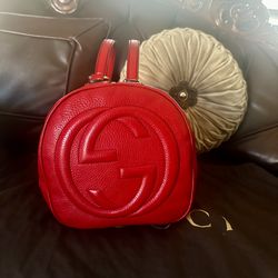 💯 Authentic GUCCI RED PURSE
