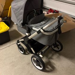 Like New bugaboo Fox 3 With Car seat Adapters