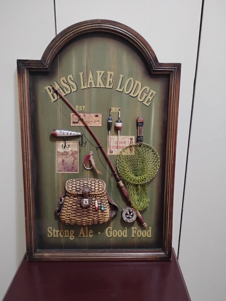 Bass Lake Lodge Shadow Box Artwork Really Cool! Located In Reedley