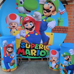 Back Drop Mario Bros