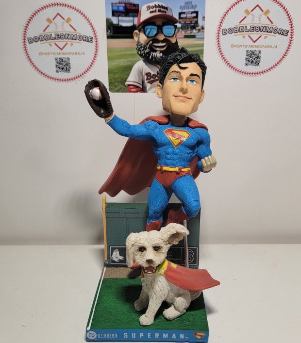 Boston Redsox Bobblehead Superman Open Box